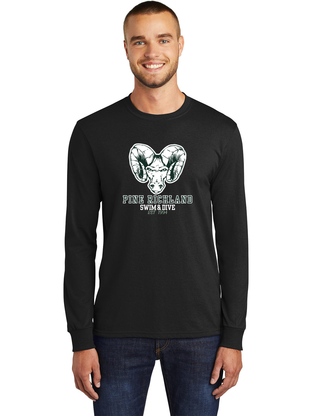Alternate Logo LS T-Shirt - PR Swim & Dive