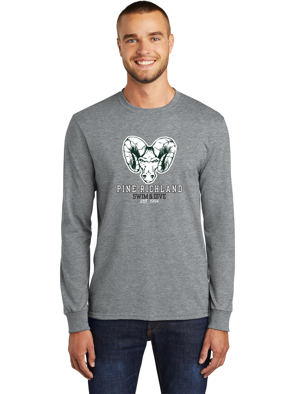 Alternate Logo LS T-Shirt - PR Swim & Dive