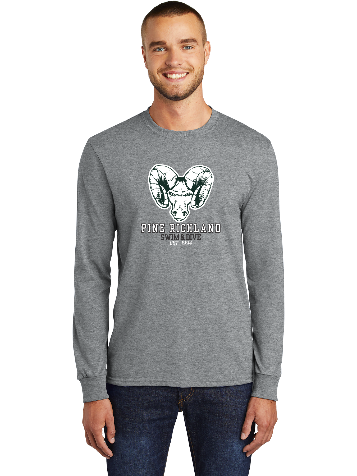 Alternate Logo LS T-Shirt - PR Swim & Dive