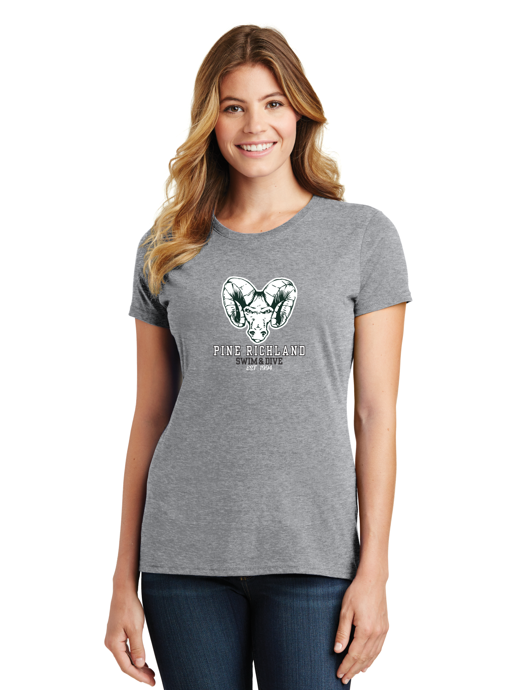 Alternate Logo Ladies T-Shirt - PR Swim & Dive