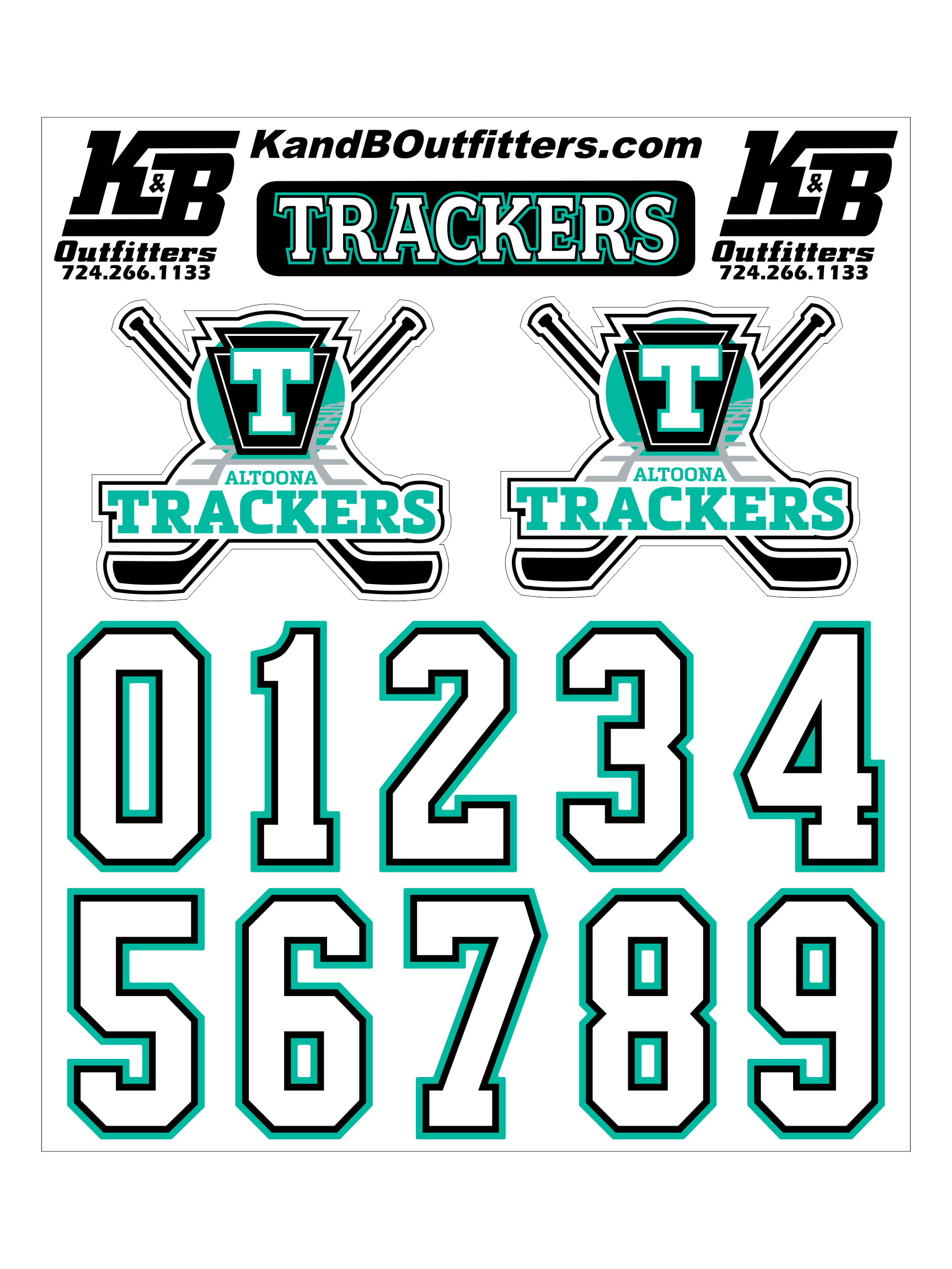 Helmet Decals - Altoona