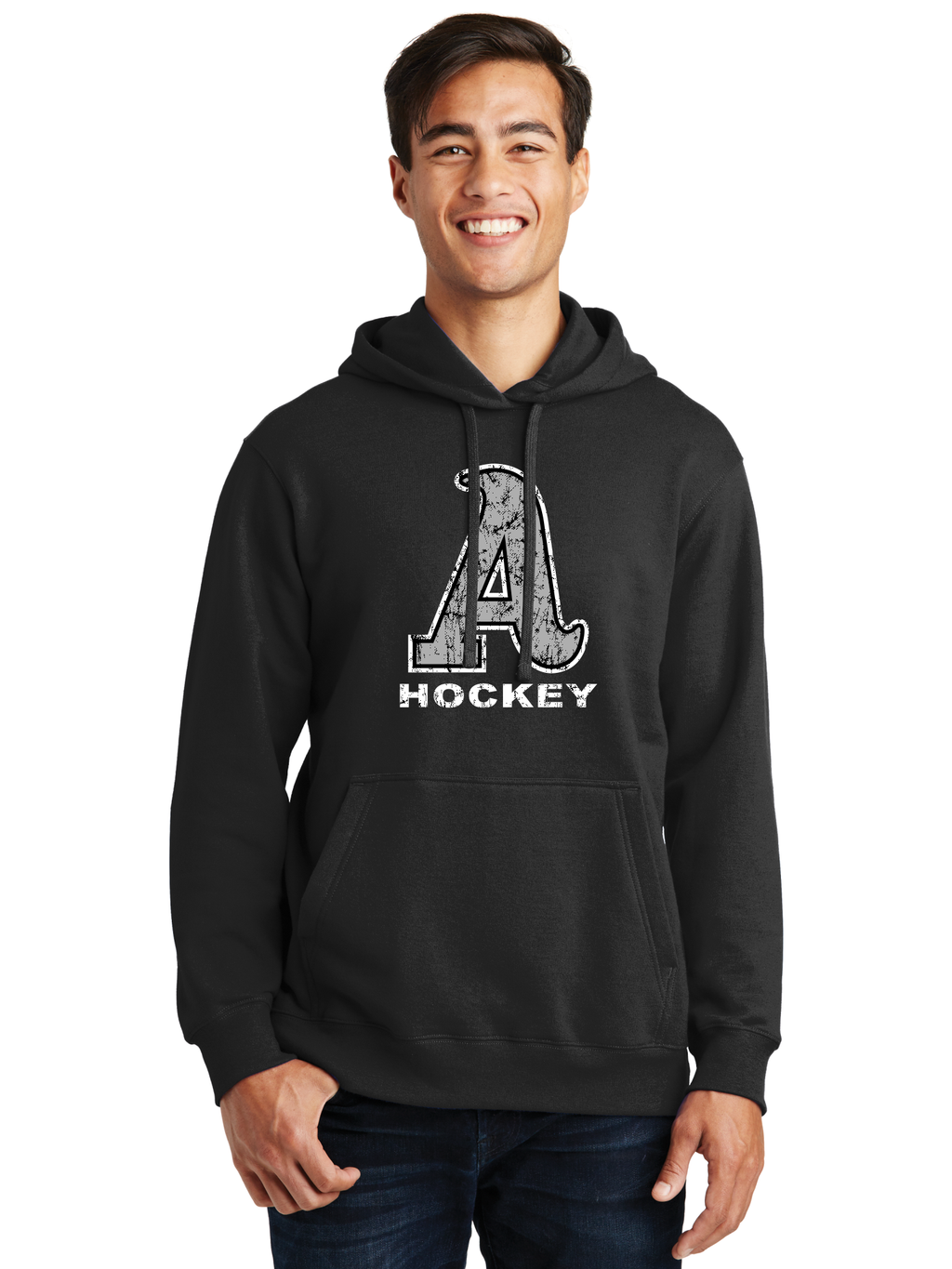 Distressed Logo Hoodie - Avonworth