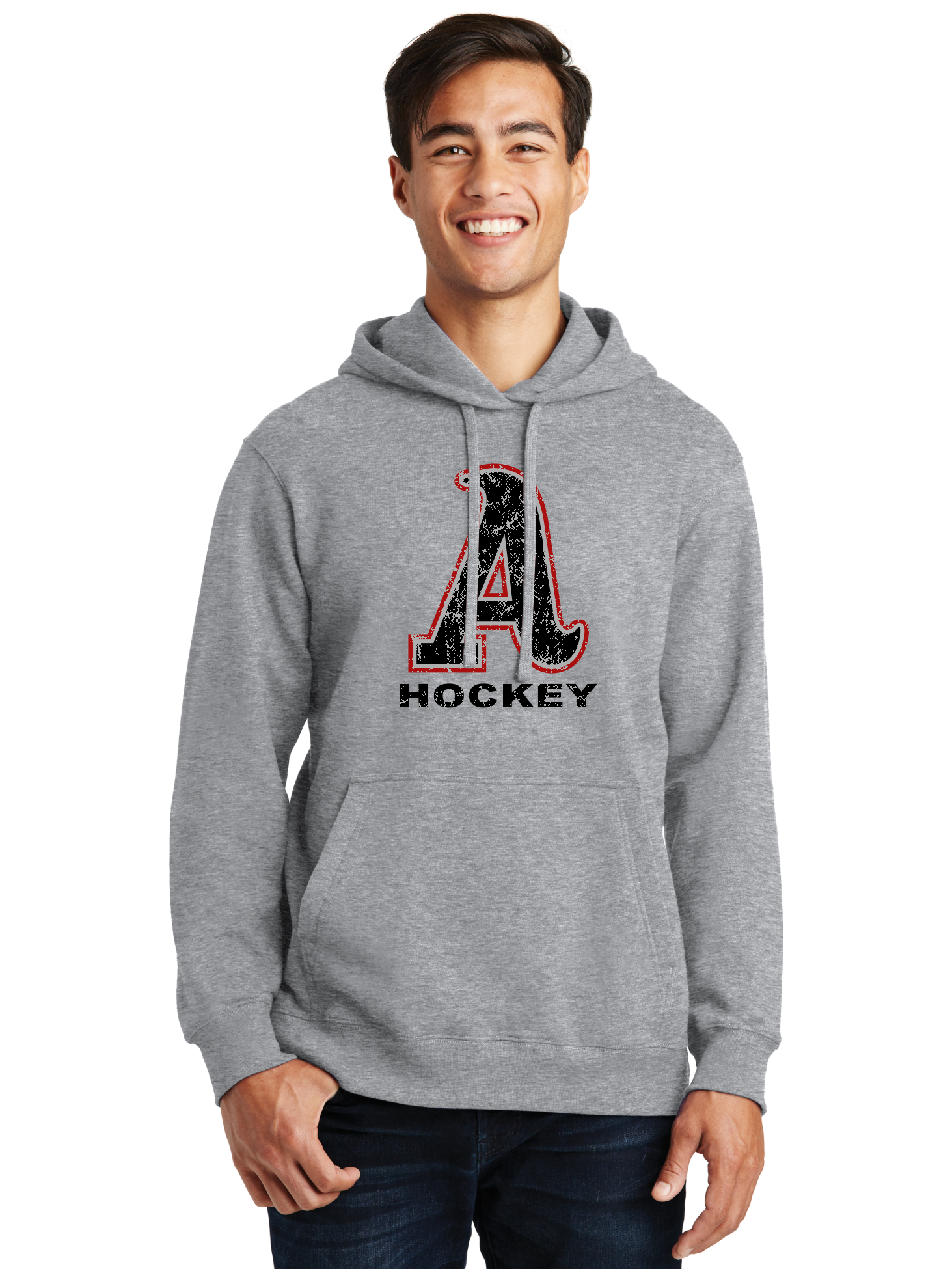 Distressed Logo Hoodie - Avonworth