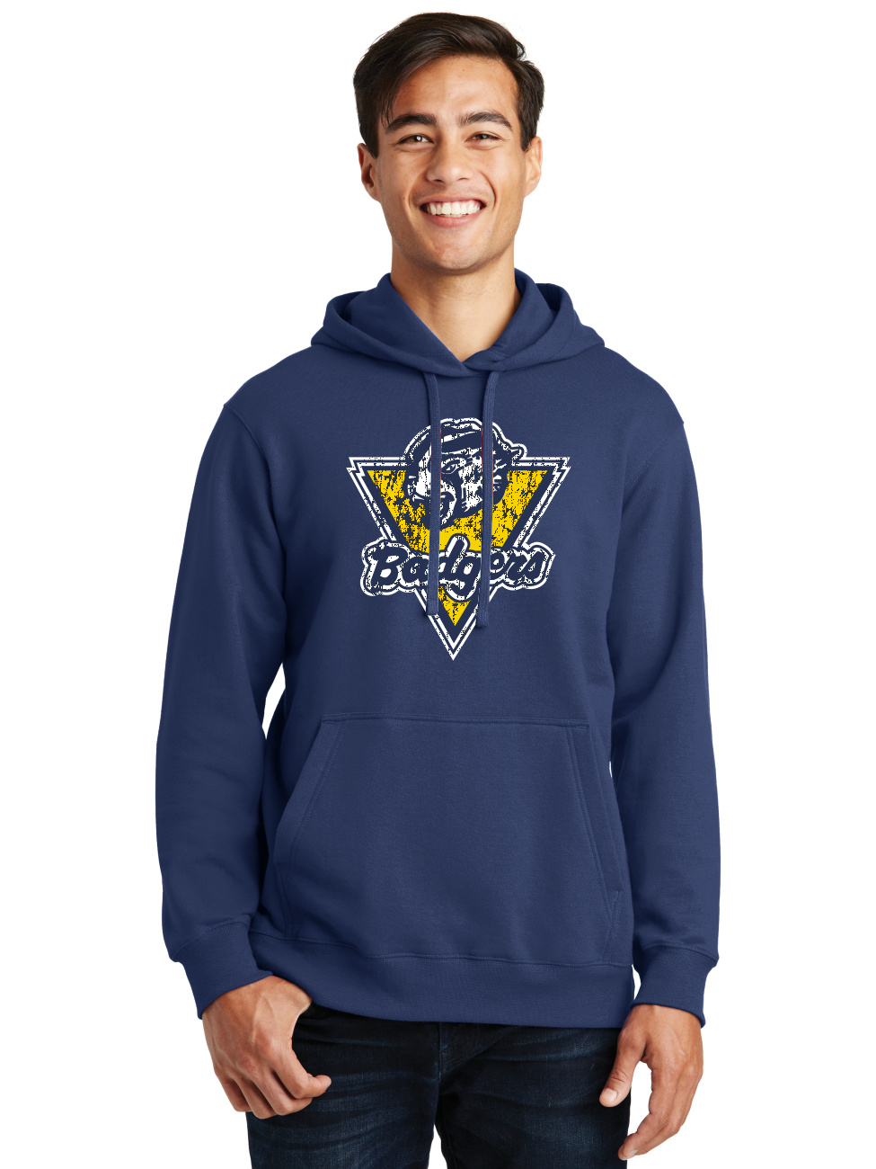 Distressed Logo Hoodie - BCB