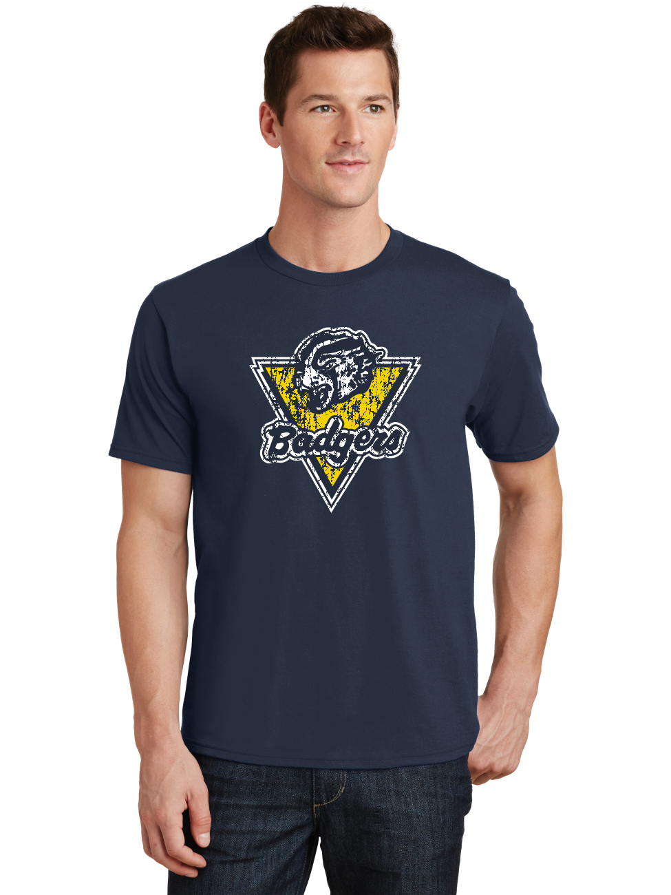 Distressed Logo T-Shirt - BCB