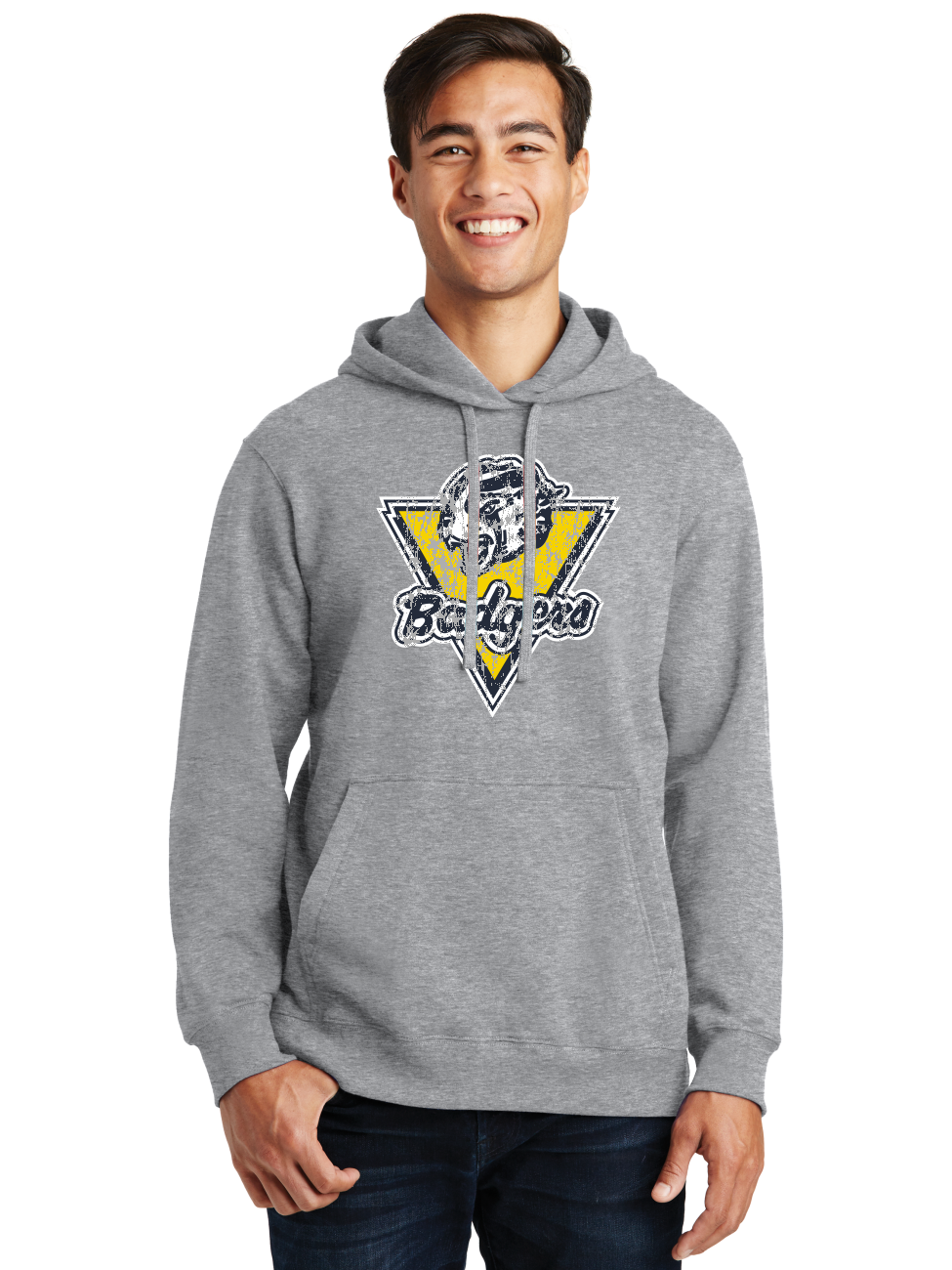 Distressed Logo Hoodie - BCB