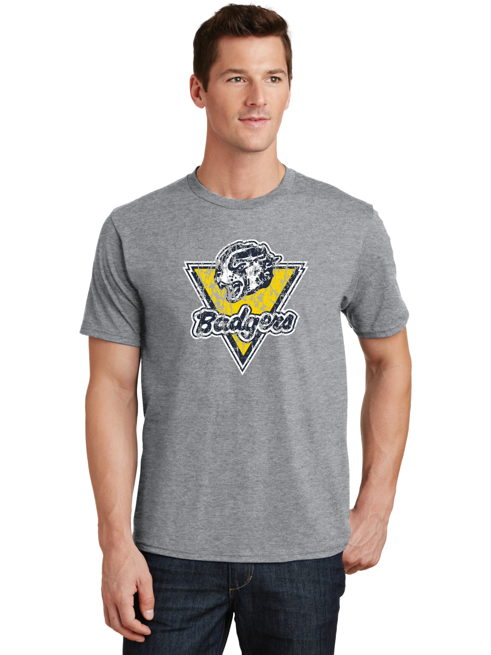 Distressed Logo T-Shirt - BCB