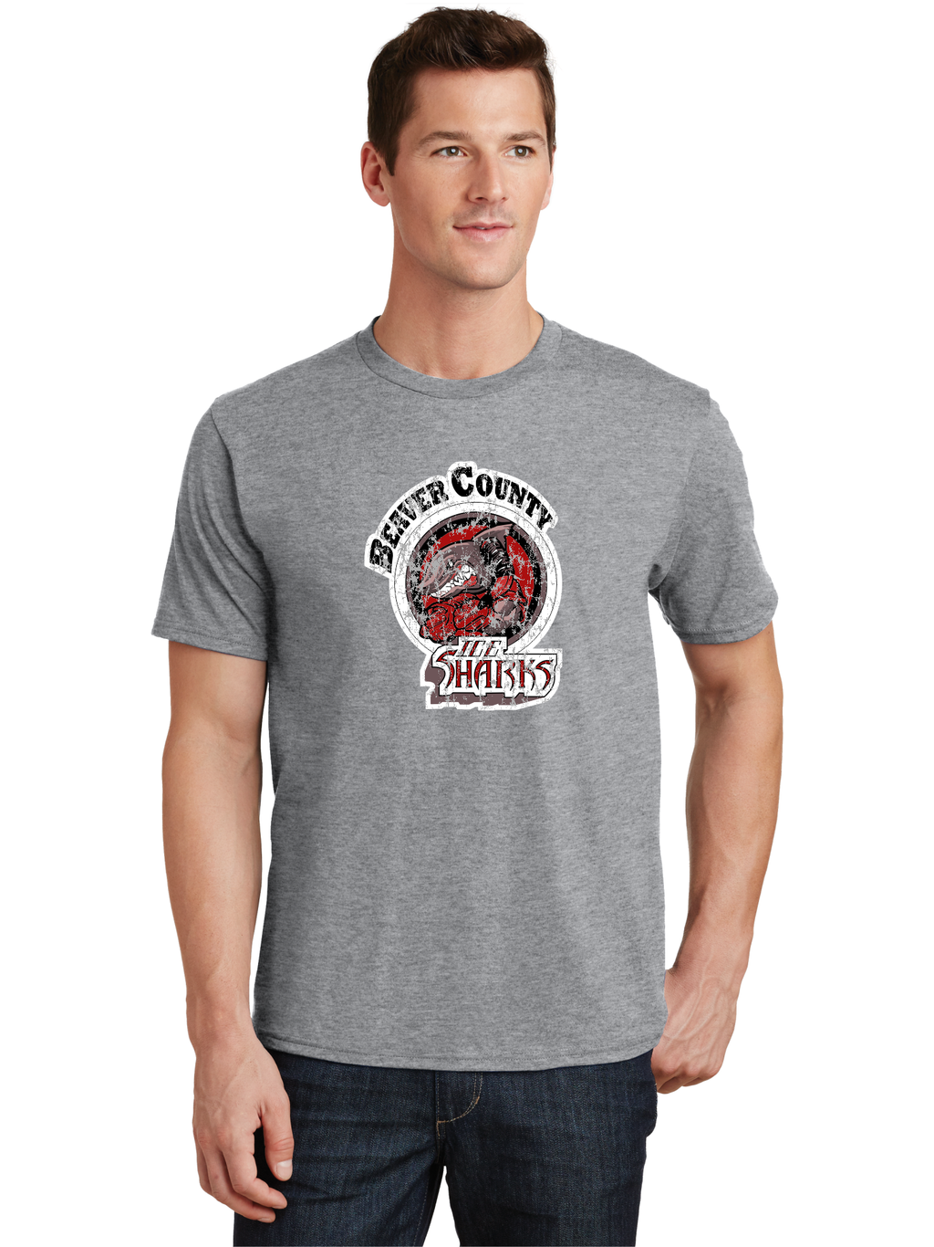 Distressed Logo T-Shirt - BCIS