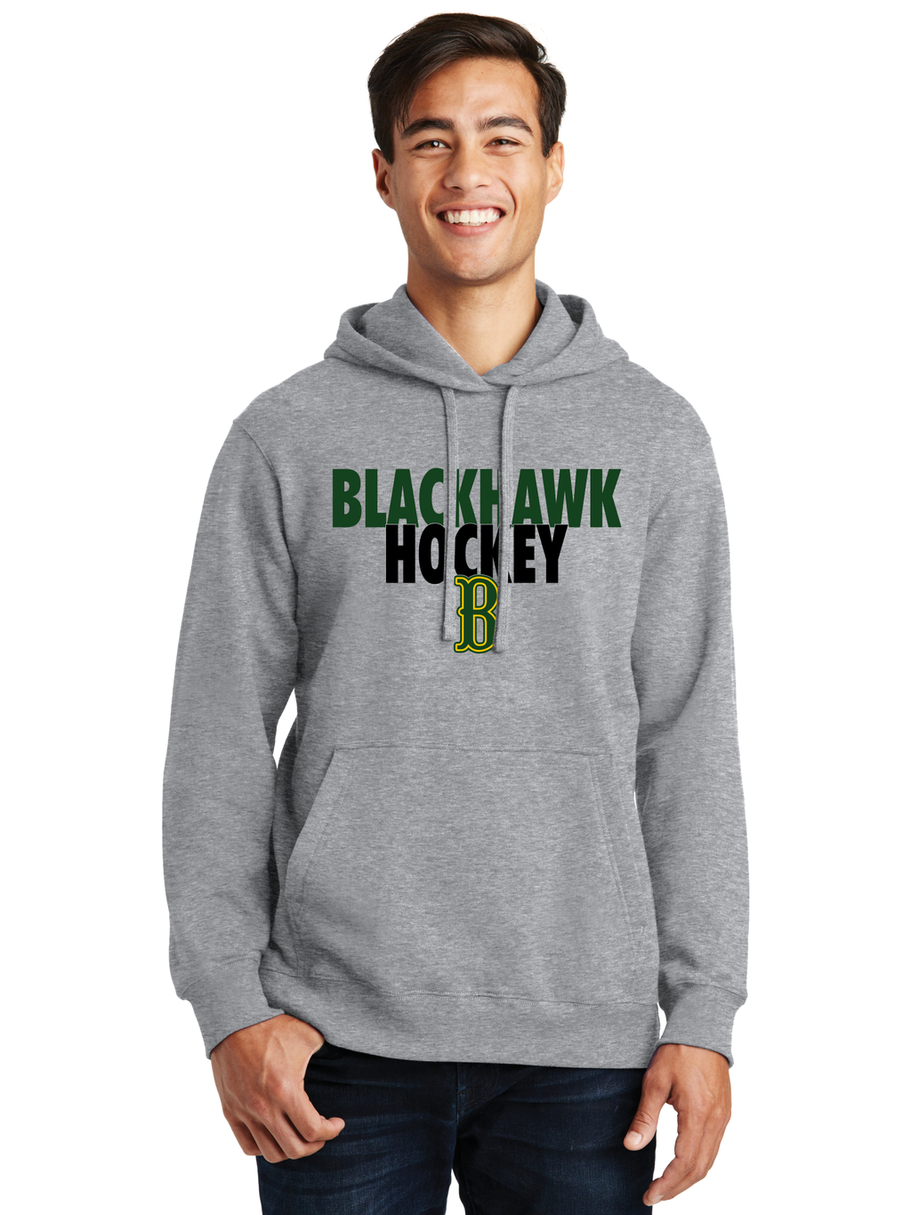 Text Hoodie - Blackhawk