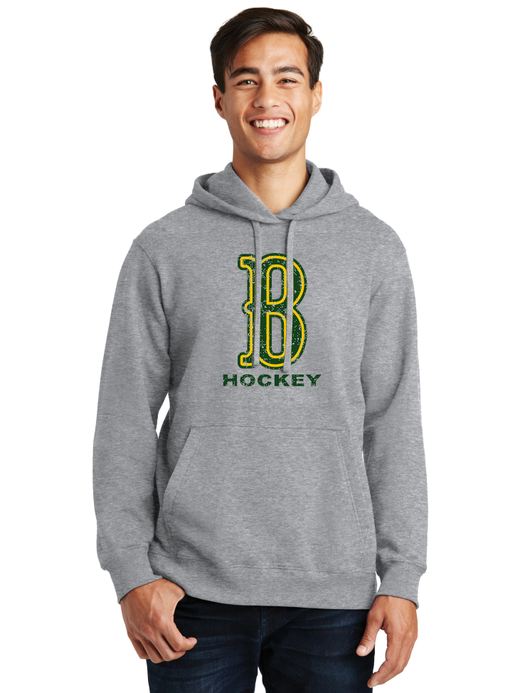 Distressed Logo Hoodie - Blackhawk