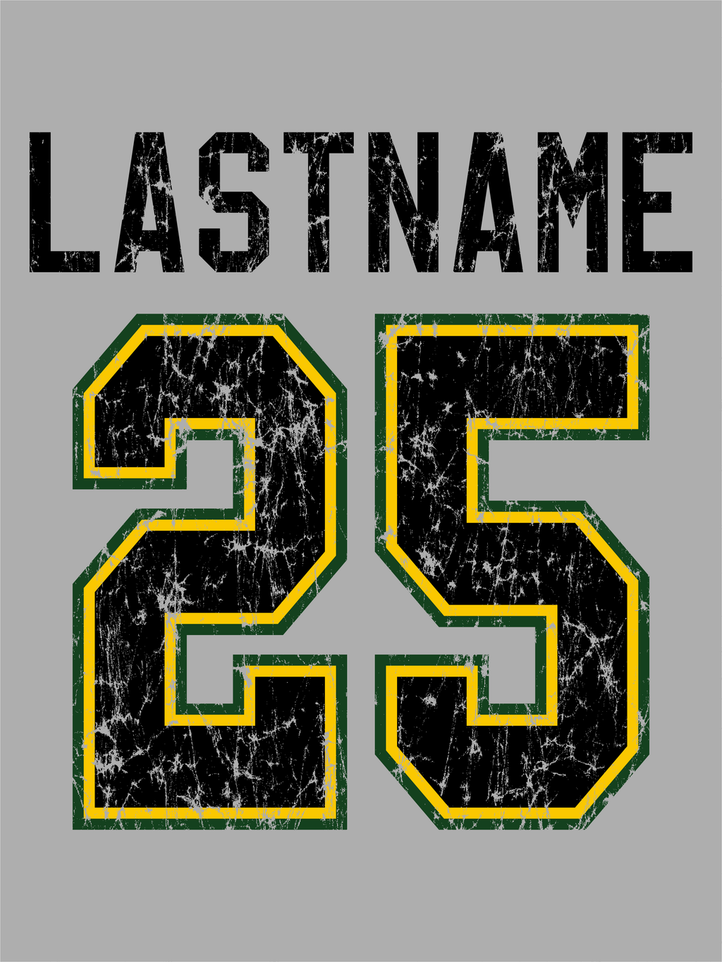 Distressed Logo T-Shirt - Blackhawk
