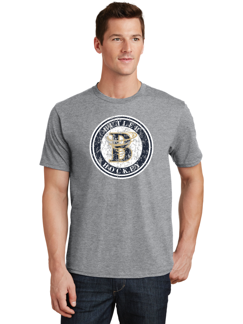 Distressed Logo T-Shirt - Butler