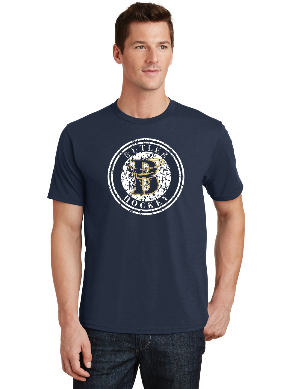 Distressed Logo T-Shirt - Butler