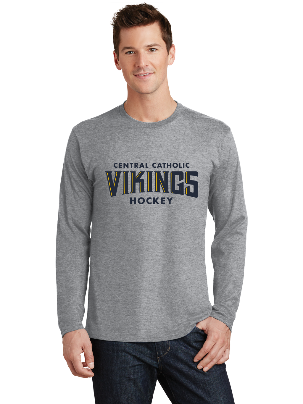 Text LS T-Shirt - Central Catholic
