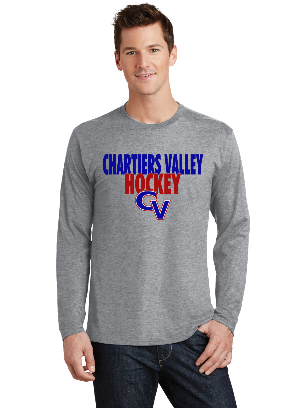 Text LS T-Shirt - Chartiers Valley