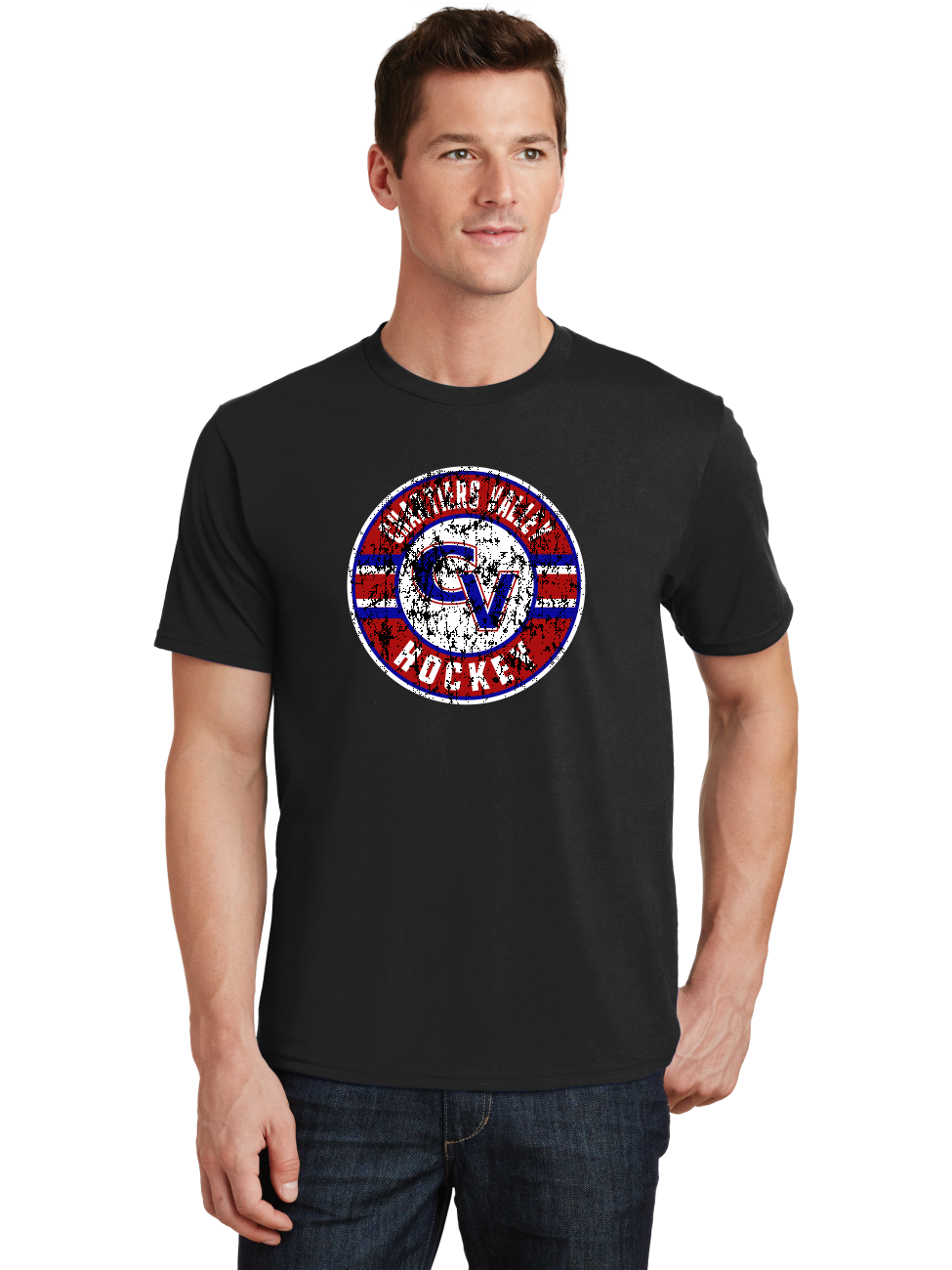 Distressed Logo T-Shirt - Chartiers Valley