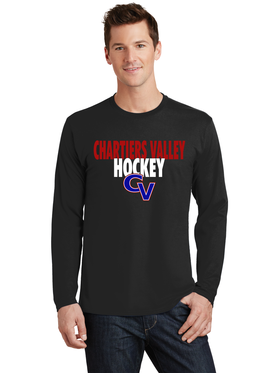 Text LS T-Shirt - Chartiers Valley