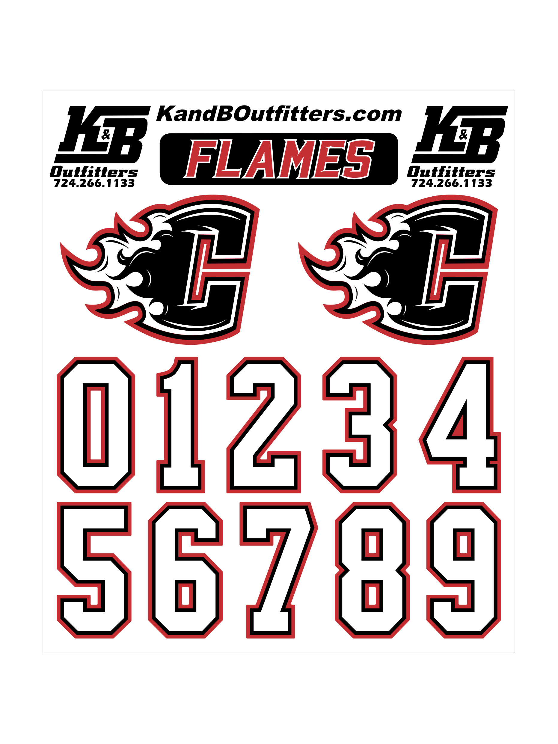 Helmet Decals - Crawford