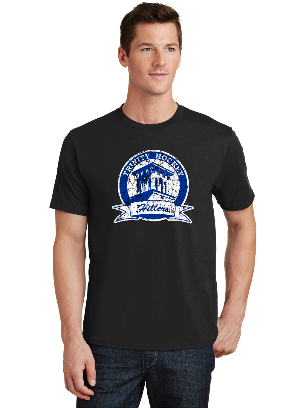 Distressed Logo T-Shirt - Trinity