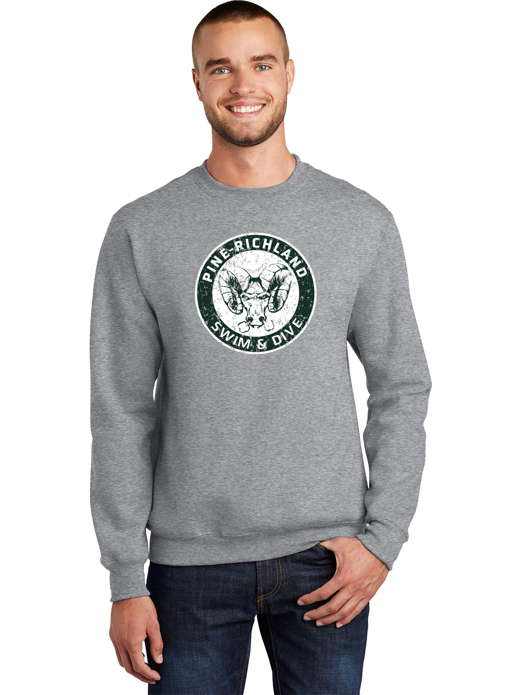 Logo Crew Neck - PR Swim & Dive