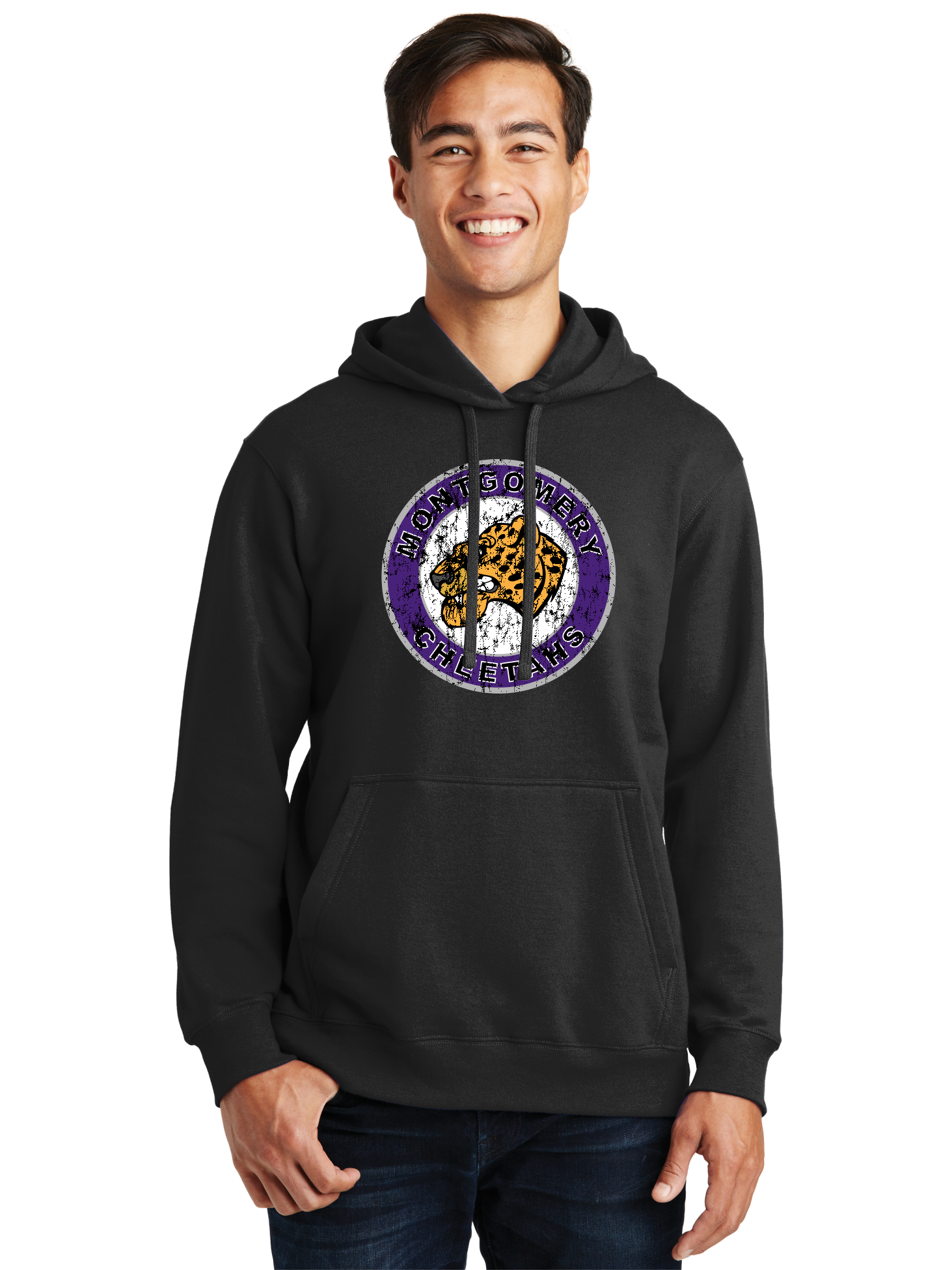 Distressed Logo Hoodie - Cheetahs