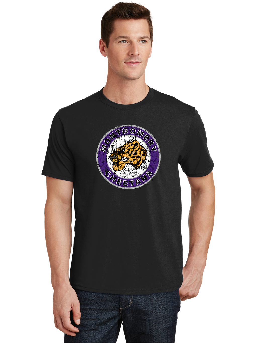 Distressed Logo T-Shirt - Cheetahs