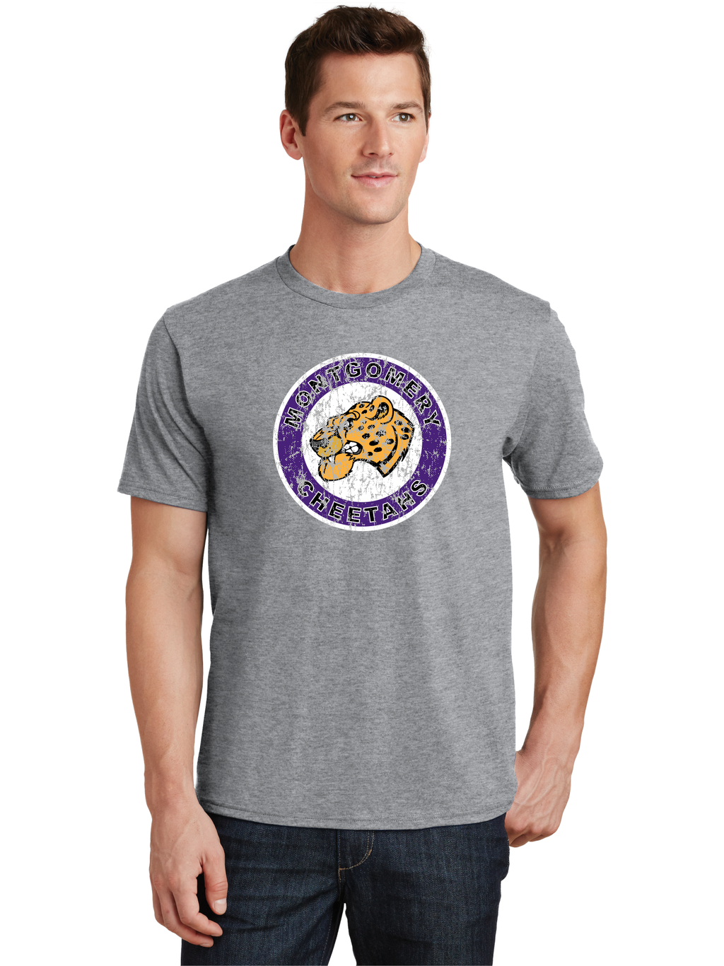 Distressed Logo T-Shirt - Cheetahs
