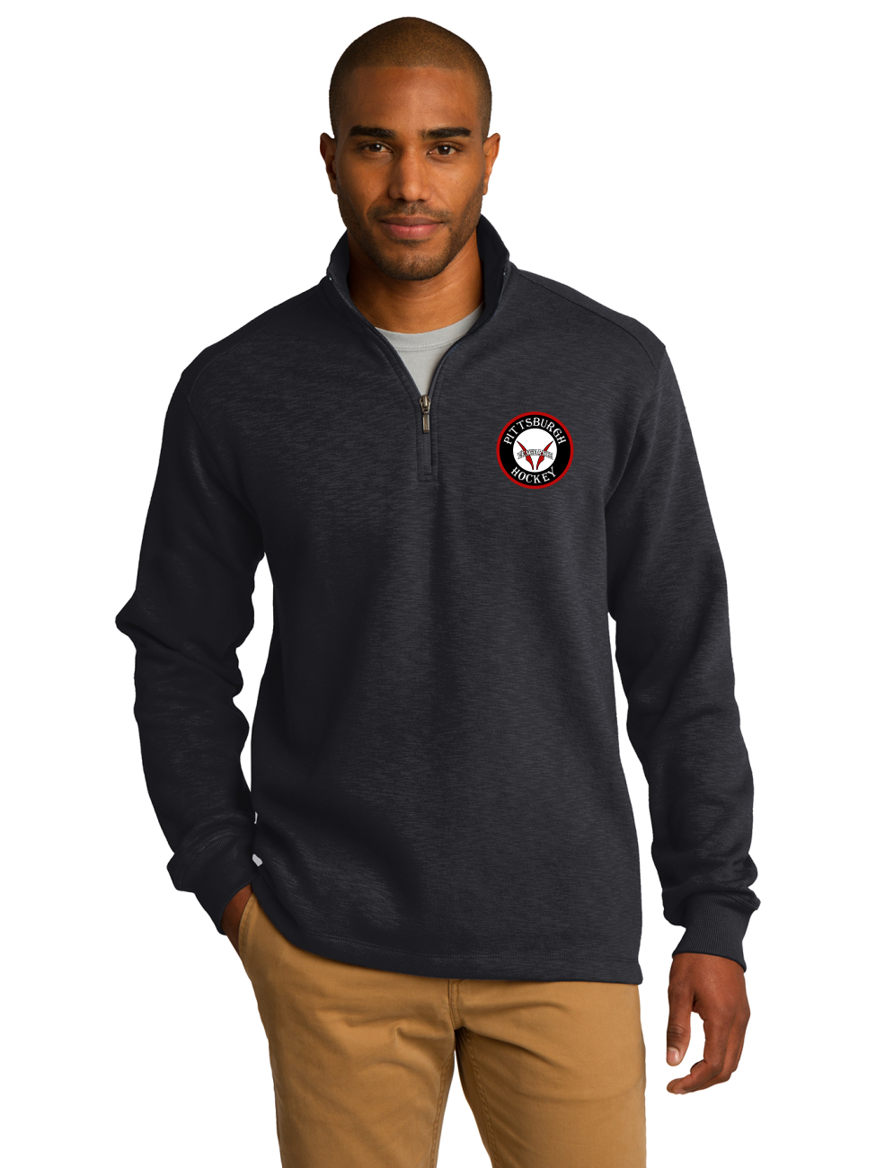 Embroidered Fleece Quarter Zip - Vengeance
