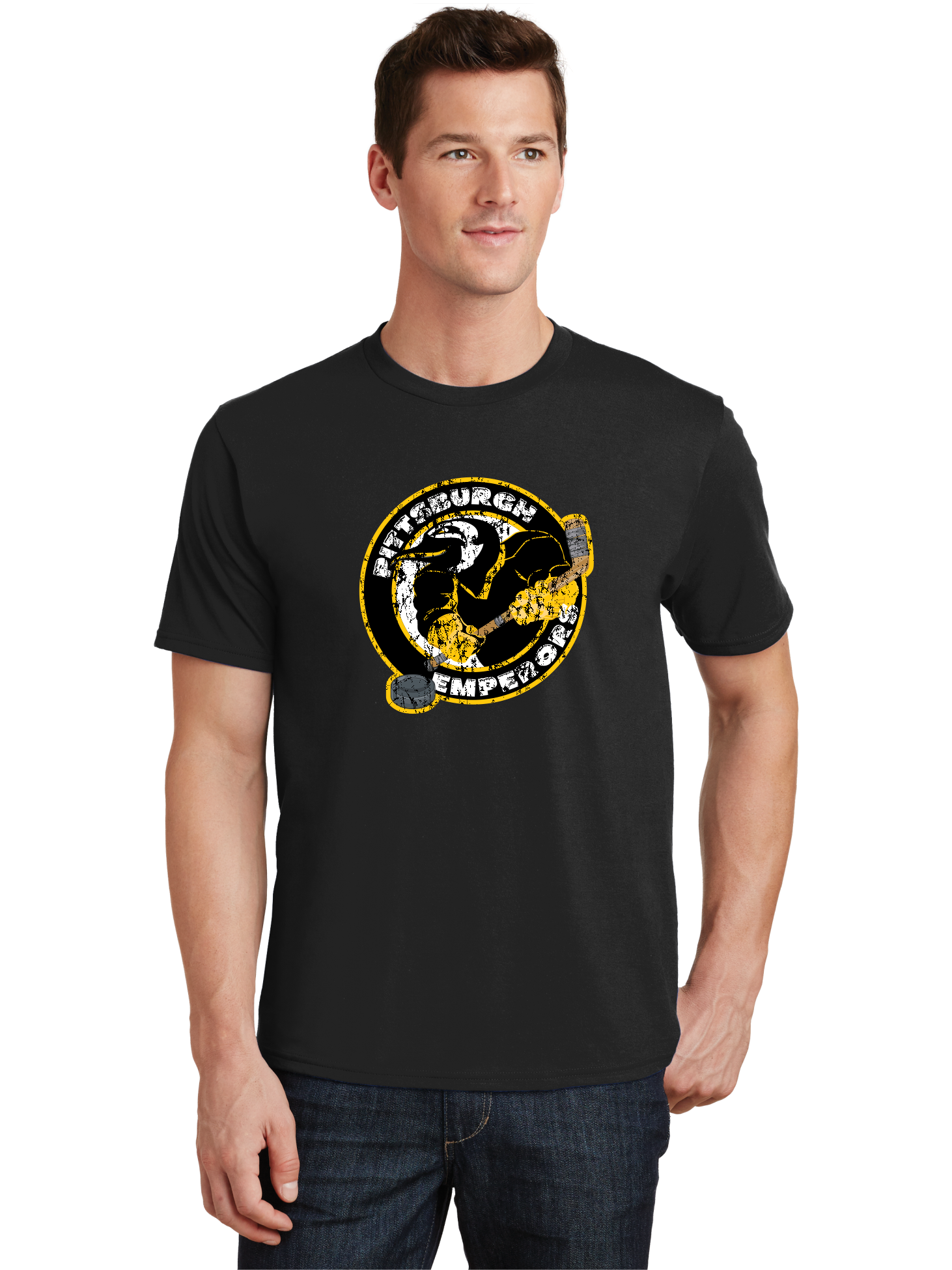 Distressed Logo T-Shirt - Emperors