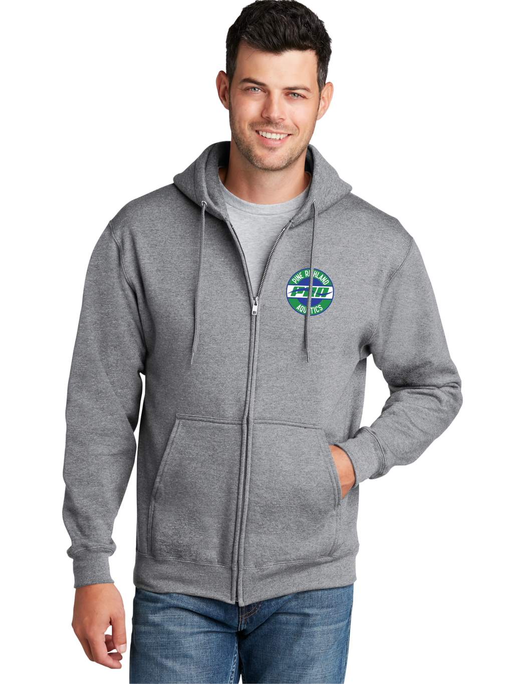 Full Zip Circle Logo Hoodie - PRA