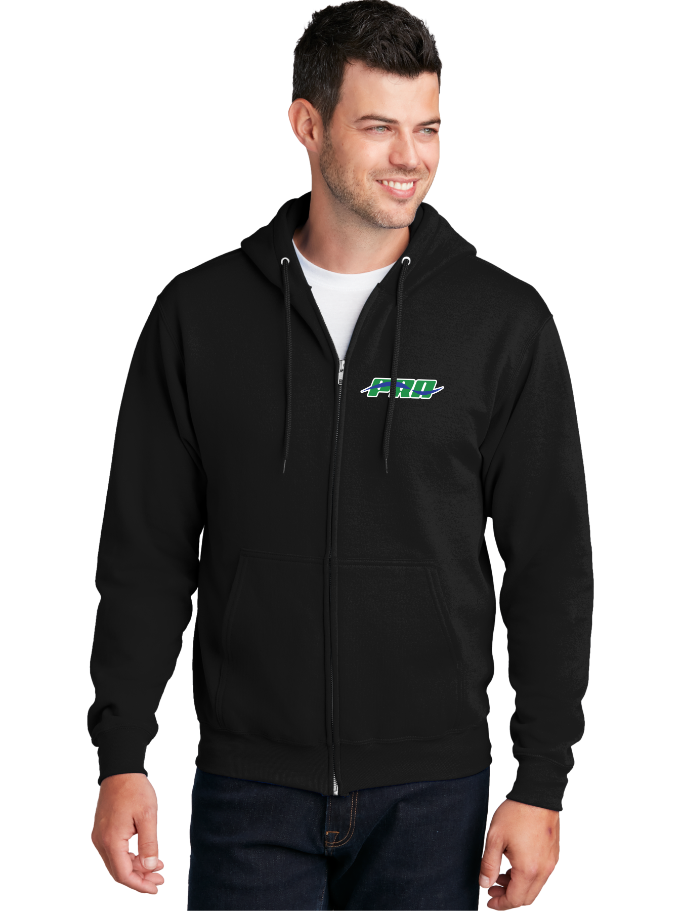 Full Zip Logo Hoodie - PRA