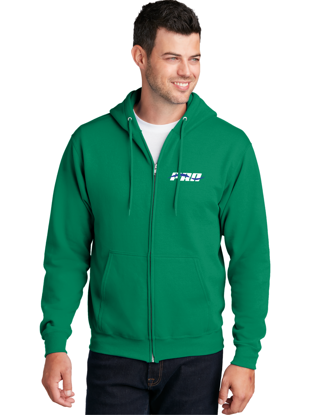 Full Zip Logo Hoodie - PRA