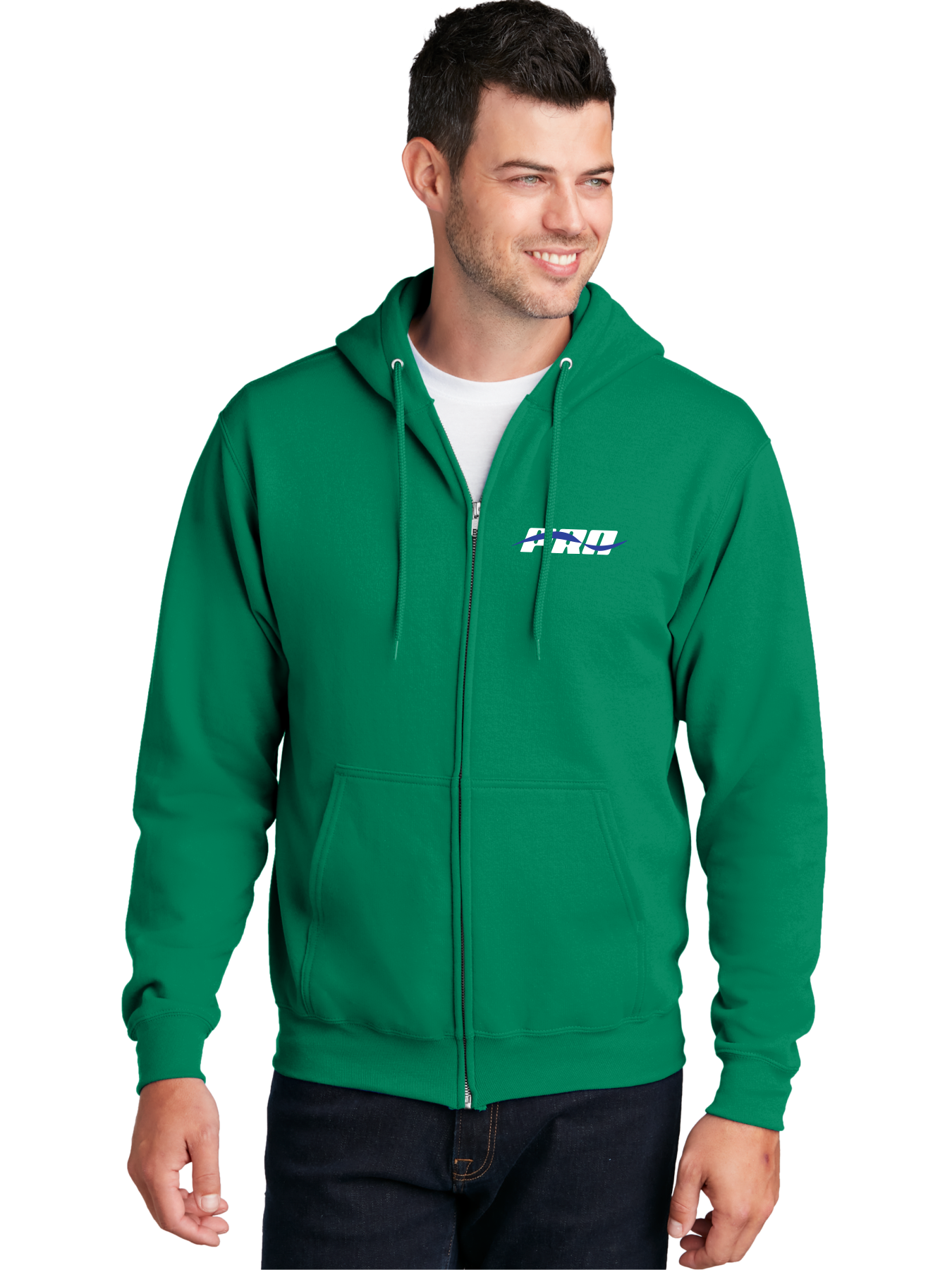 Full Zip Logo Hoodie - PRA