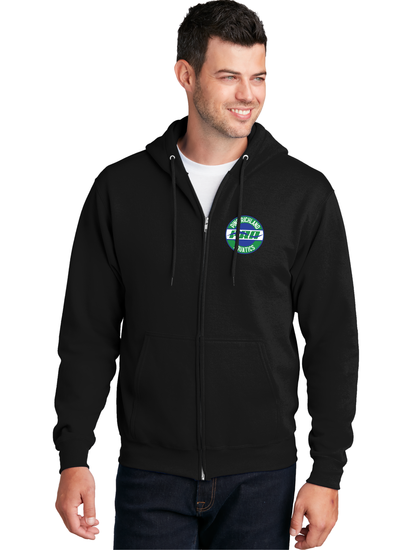 Full Zip Circle Logo Hoodie - PRA