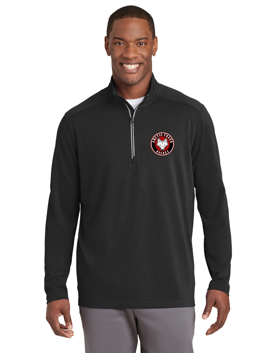 DGT Textured Quarter Zip - Foxes