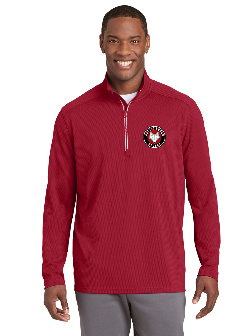 DGT Textured Quarter Zip - Foxes