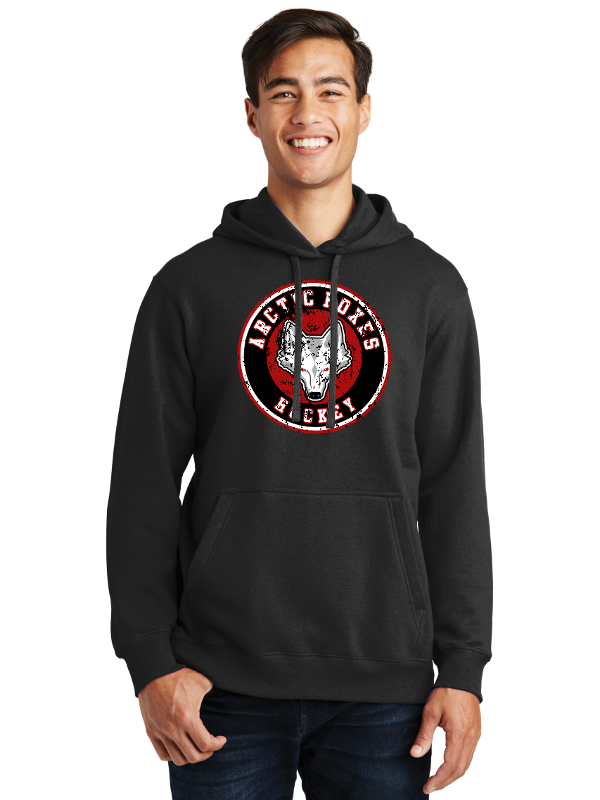 Distressed Logo Hoodie - Foxes