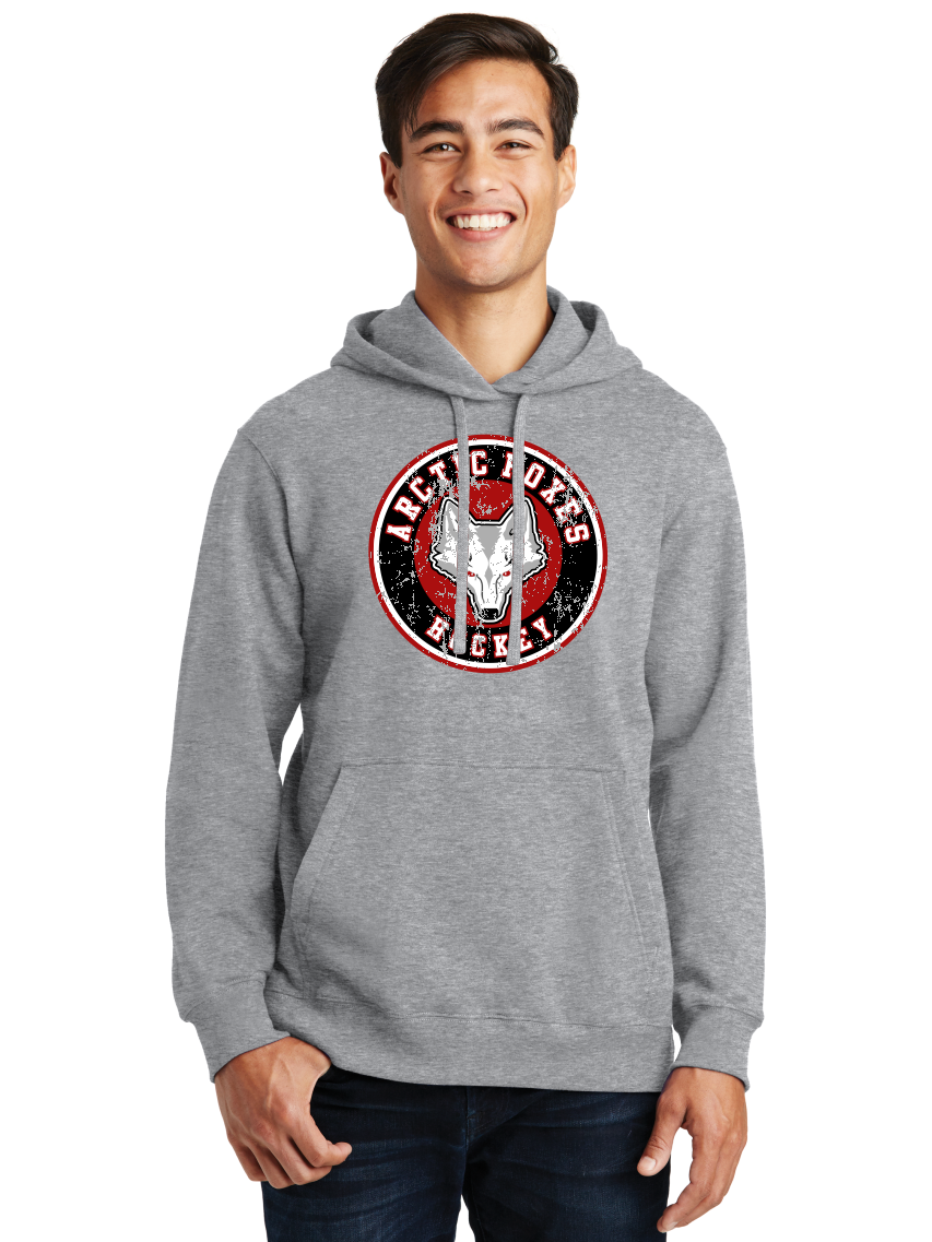 Distressed Logo Hoodie - Foxes