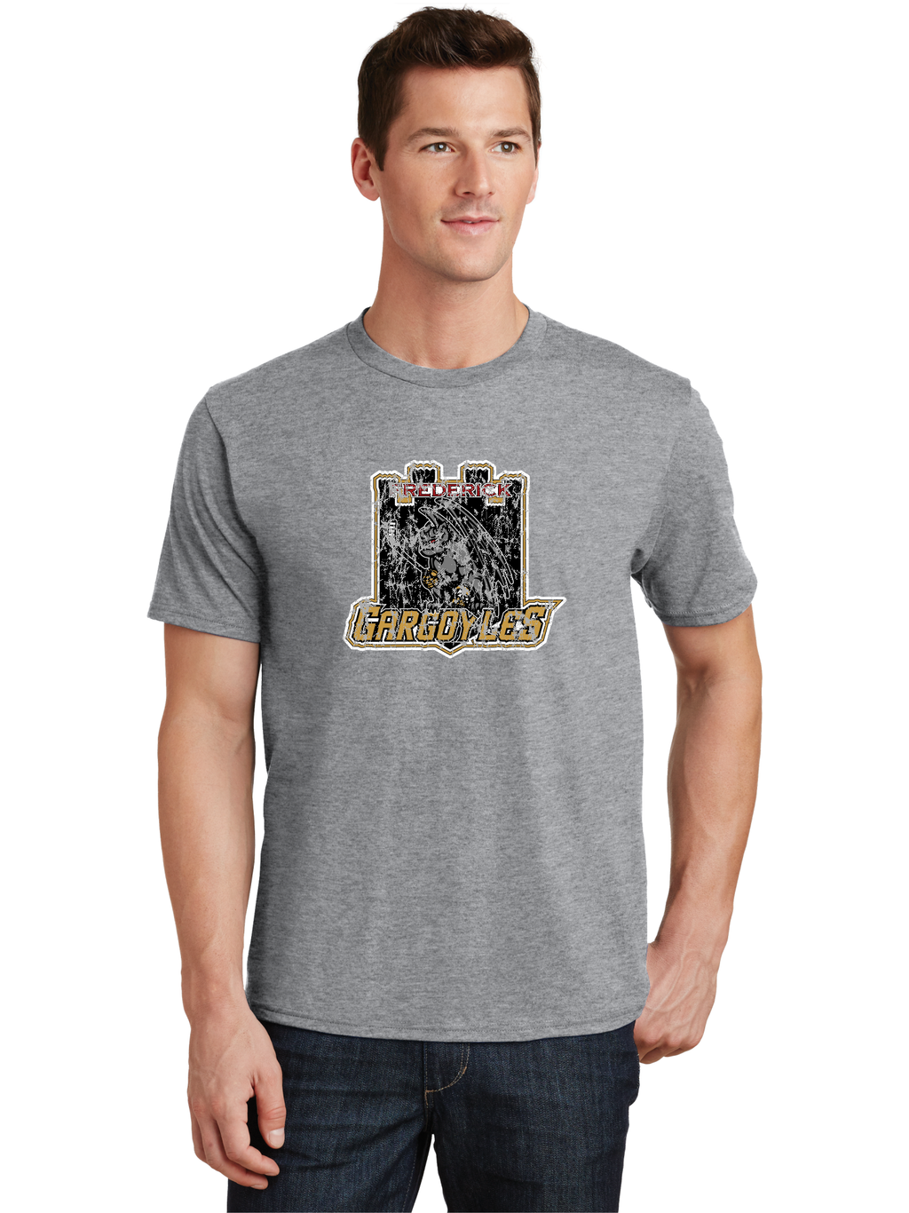 Distressed Logo T-Shirt - Gargoyles