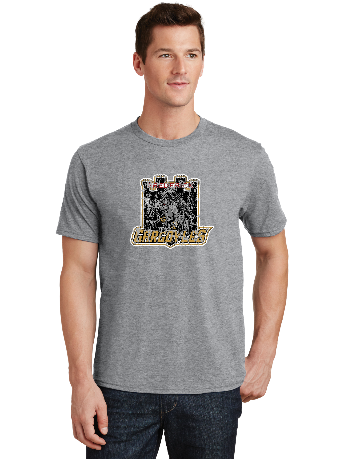 Distressed Logo T-Shirt - Gargoyles
