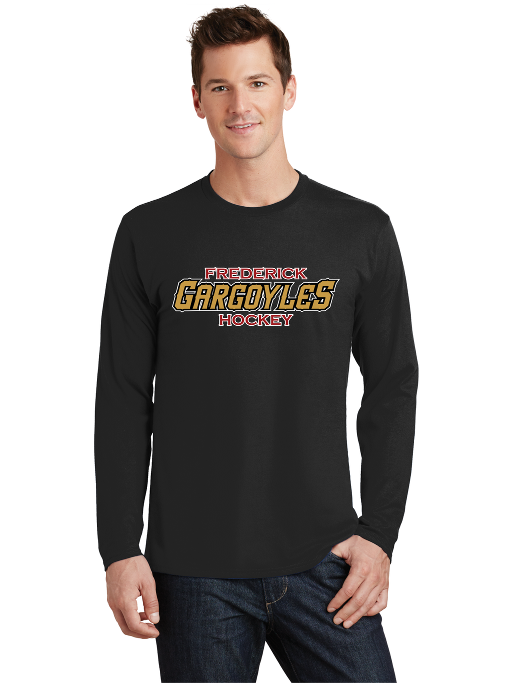 Text LS T-Shirt - Gargoyles