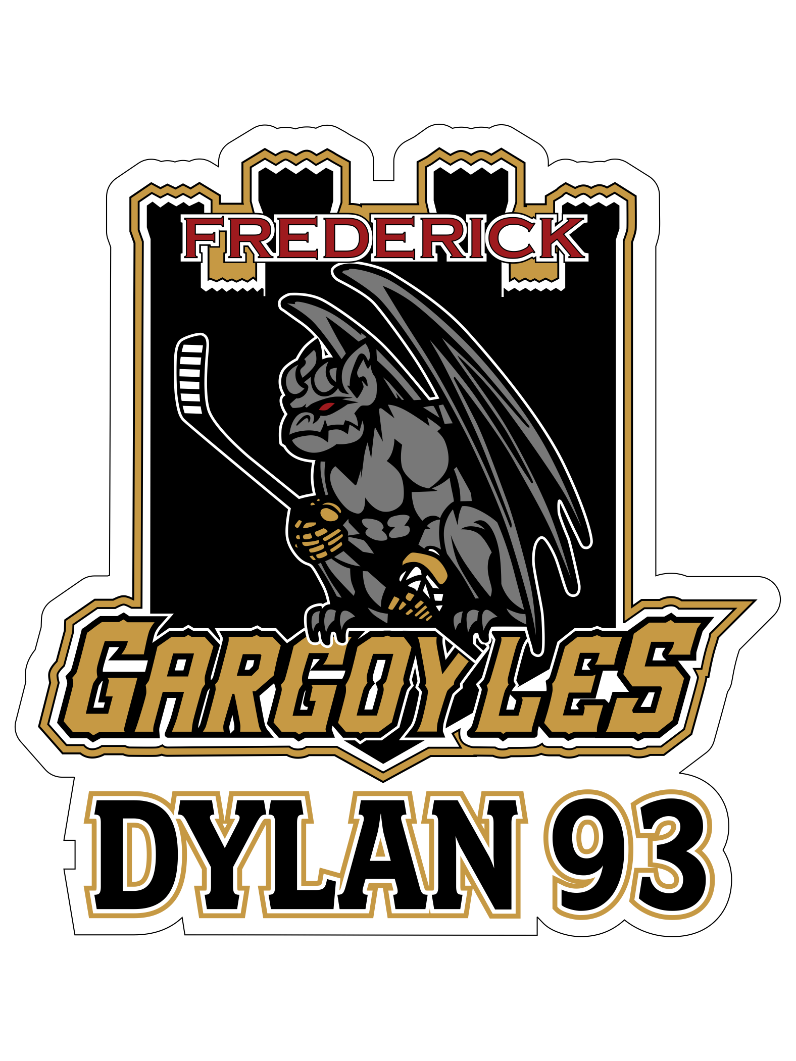 Window Decal - Gargoyles