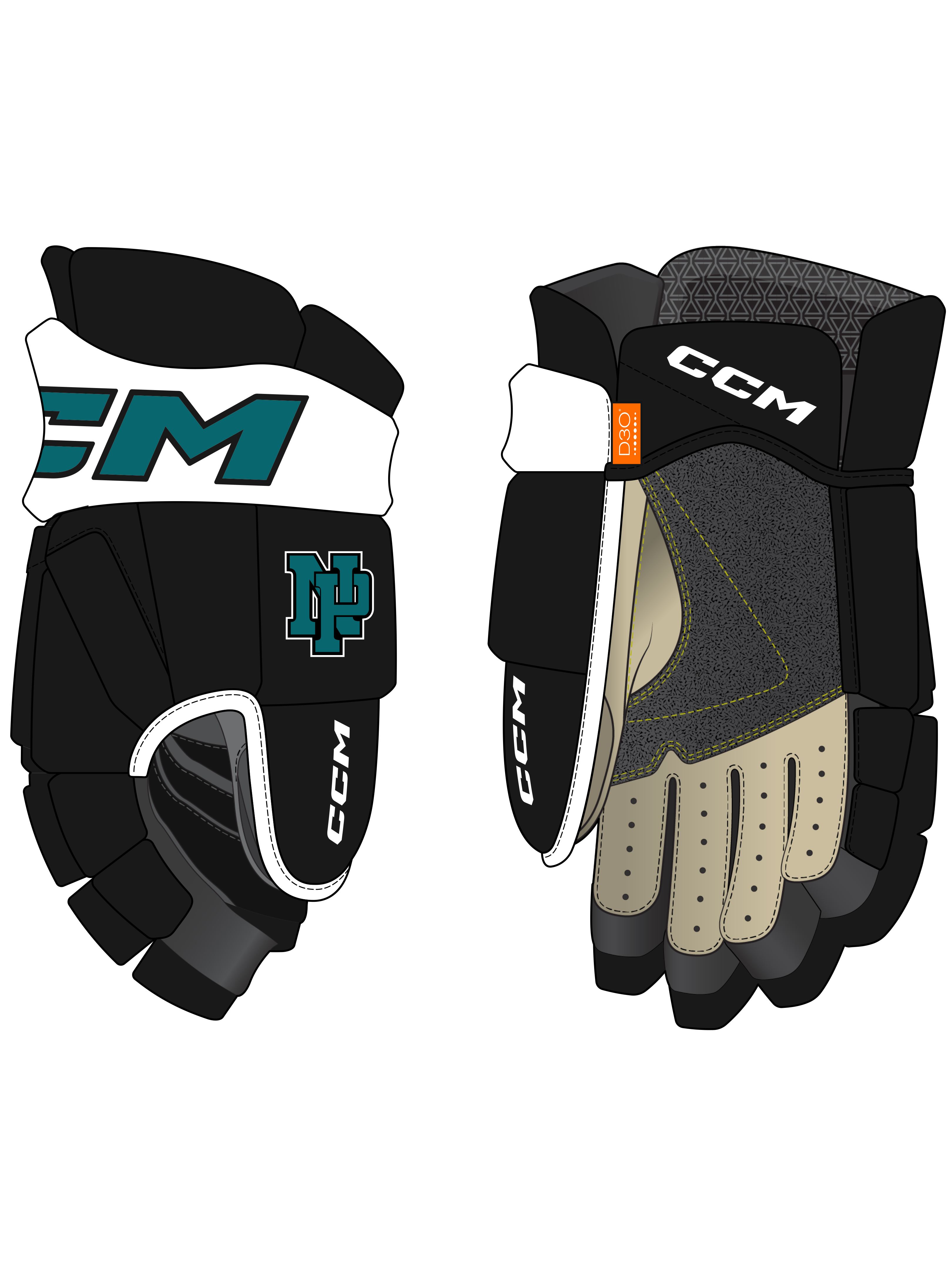 Custom Team Gloves - NP