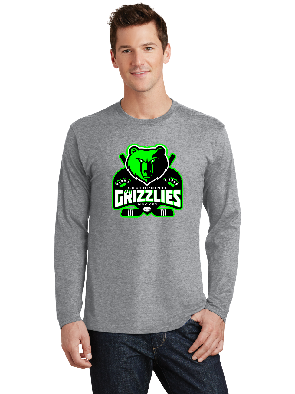 Logo LS T-Shirt - Grizzlies
