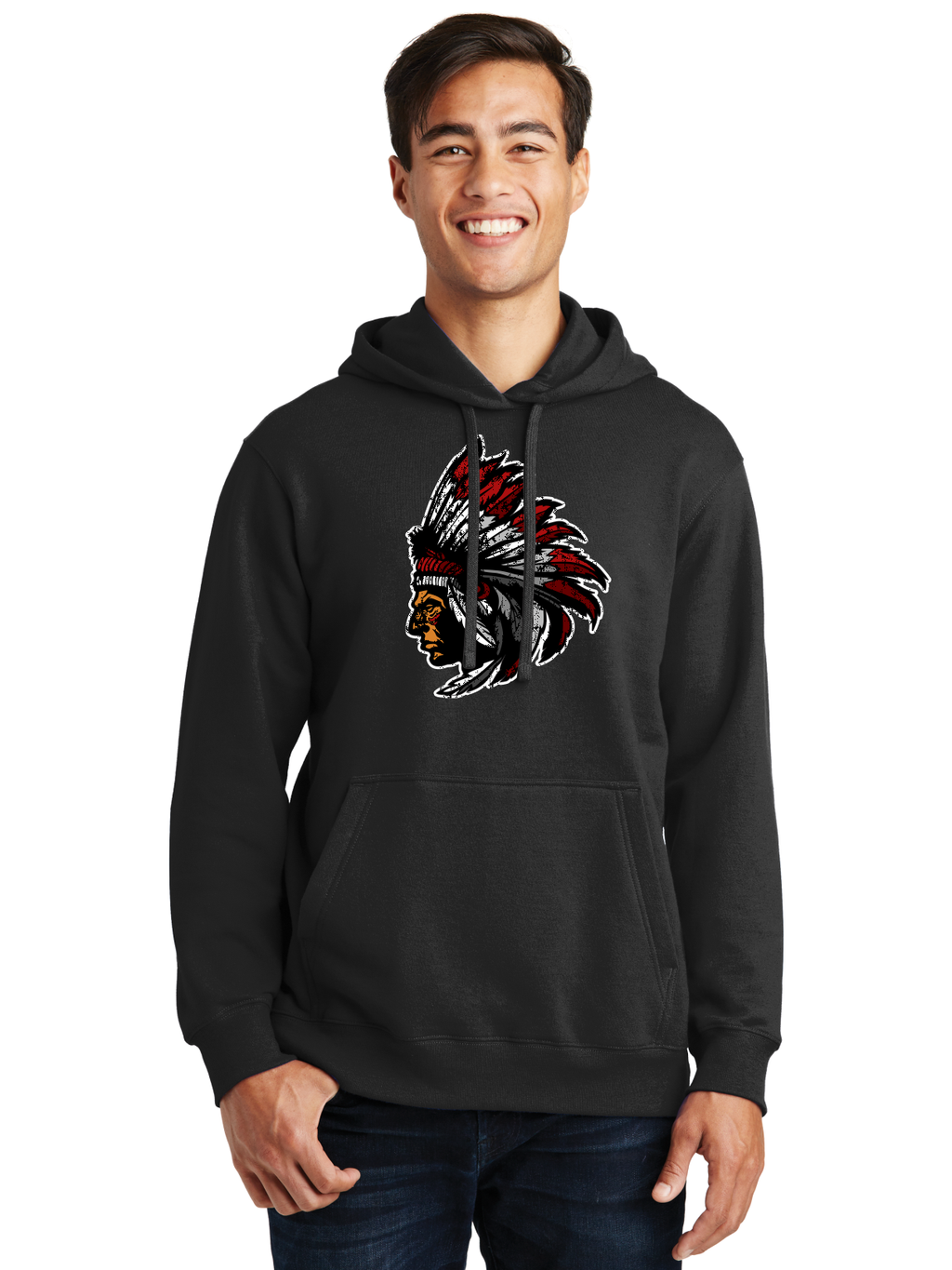 Distressed Logo Hoodie - IYHA