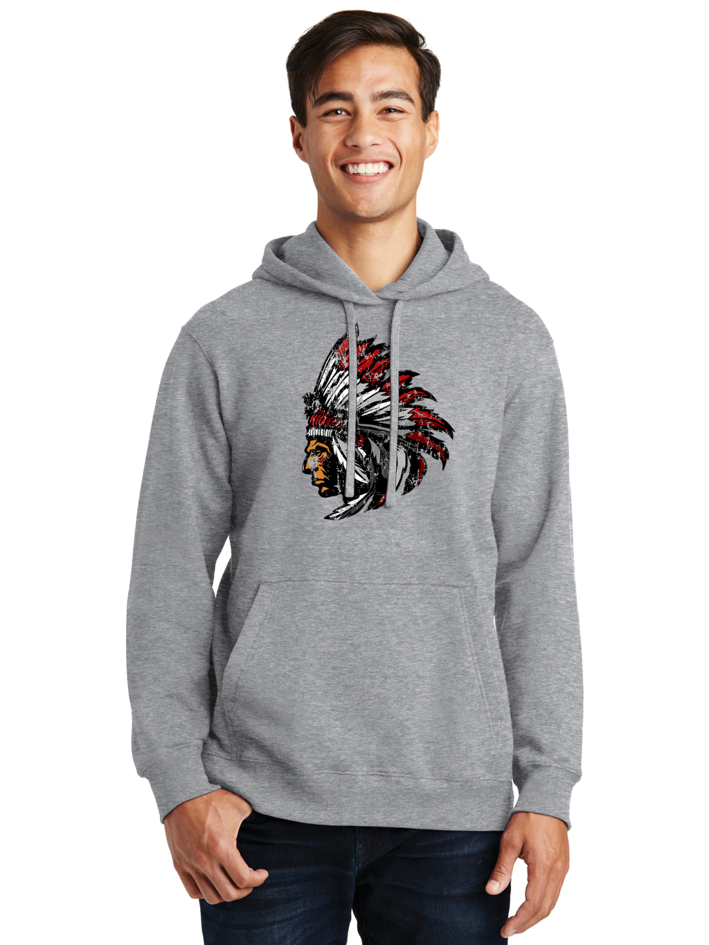 Distressed Logo Hoodie - IYHA