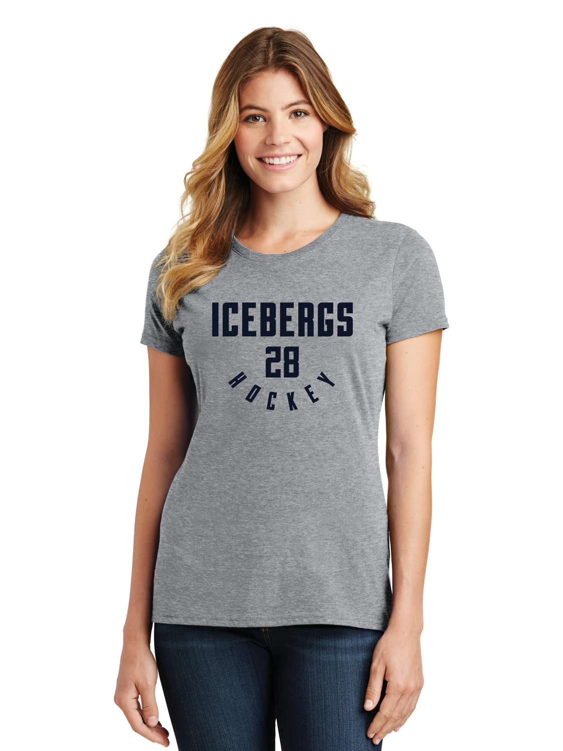 Player # Ladies T-Shirt - Icebergs