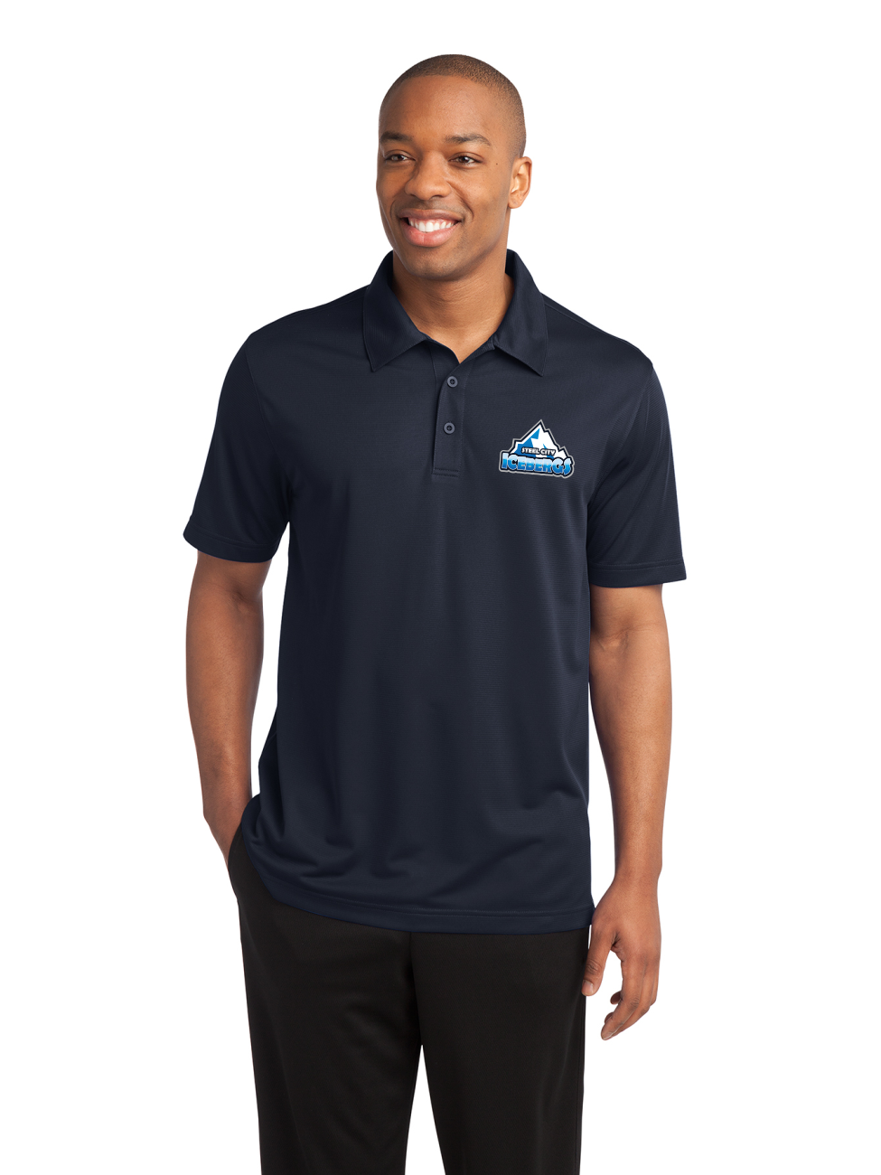 DGT Textured Polo - Icebergs
