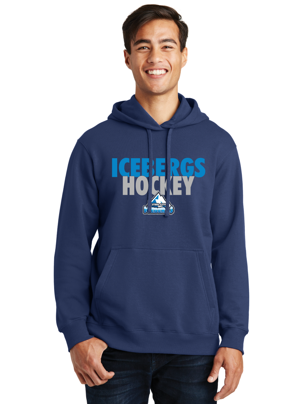 Text Hoodie - Icebergs
