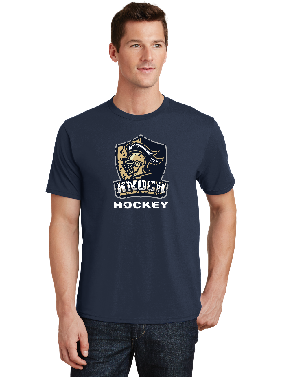 Distressed Logo T-Shirt - Knoch